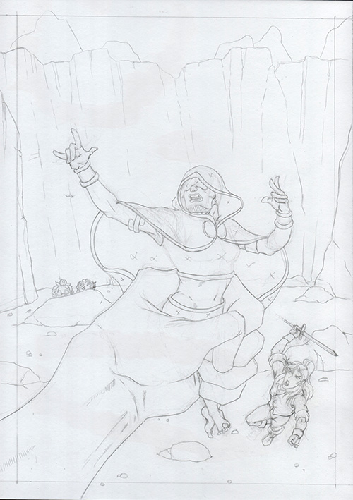 הרפתקאות בארינתיה #3 בעיפרון מאת ערן אביאני.