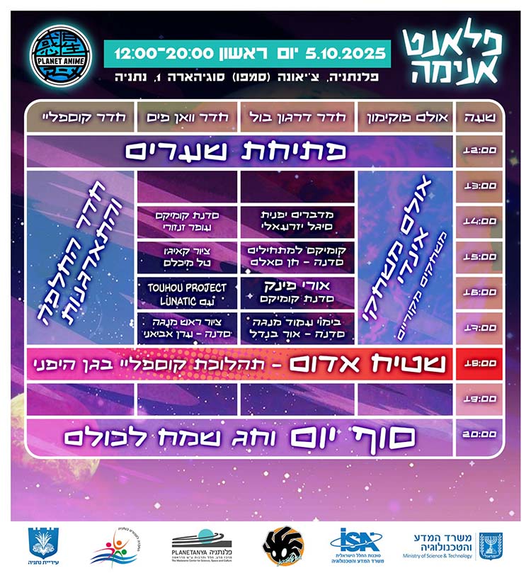 פלאנט אנימה - תוכניה